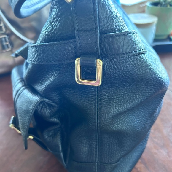 Burberry Leather Bag with Gold Accents - Picture 8 of 9